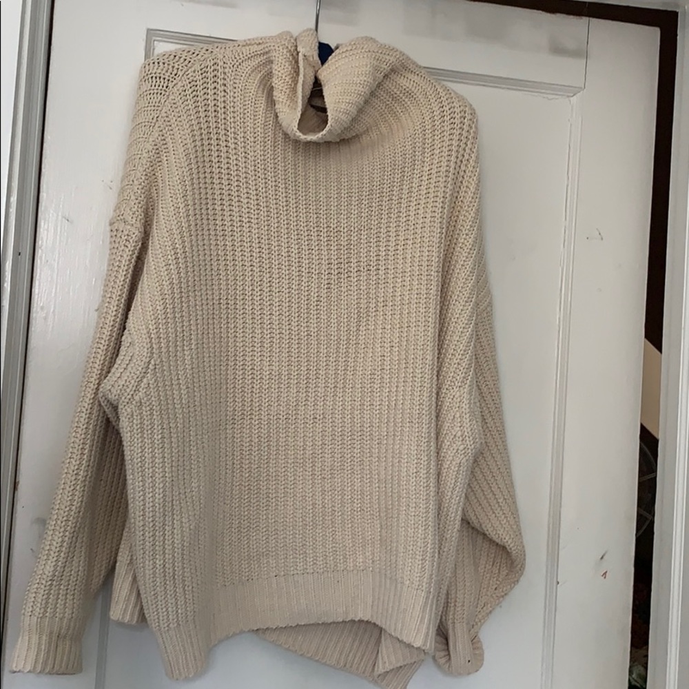 Free People cable knit sweater
